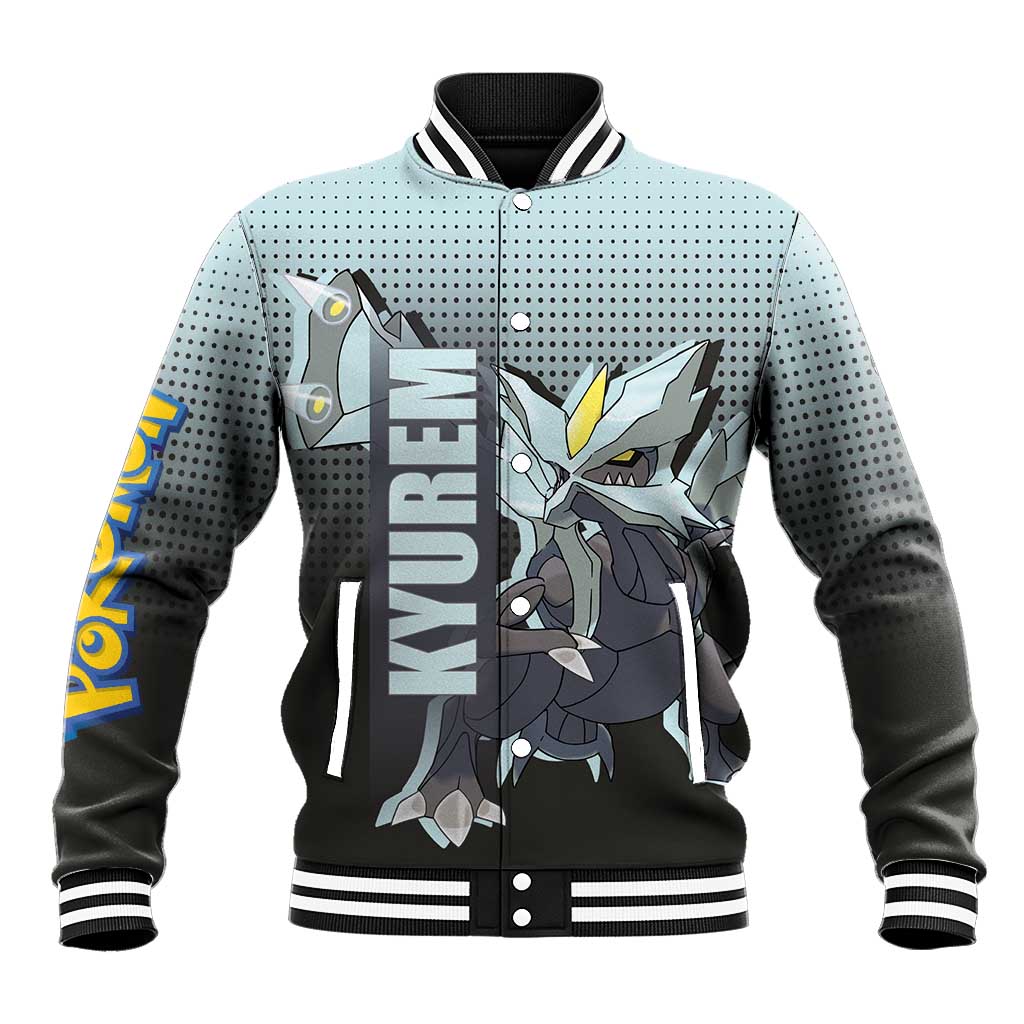 Kyurem from Poké Baseball Jacket with Ice Type Ability and Powerful Battle Pose Design - The Mazicc