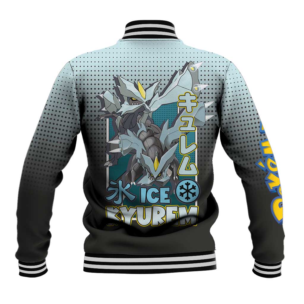 Kyurem from Poké Baseball Jacket with Ice Type Ability and Powerful Battle Pose Design - The Mazicc