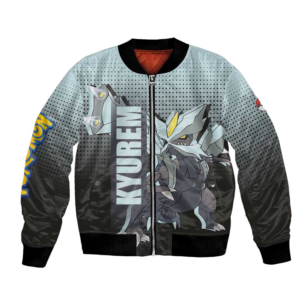 Kyurem from Poké Bomber Jacket with Ice Type Ability and Powerful Battle Pose Design - The Mazicc