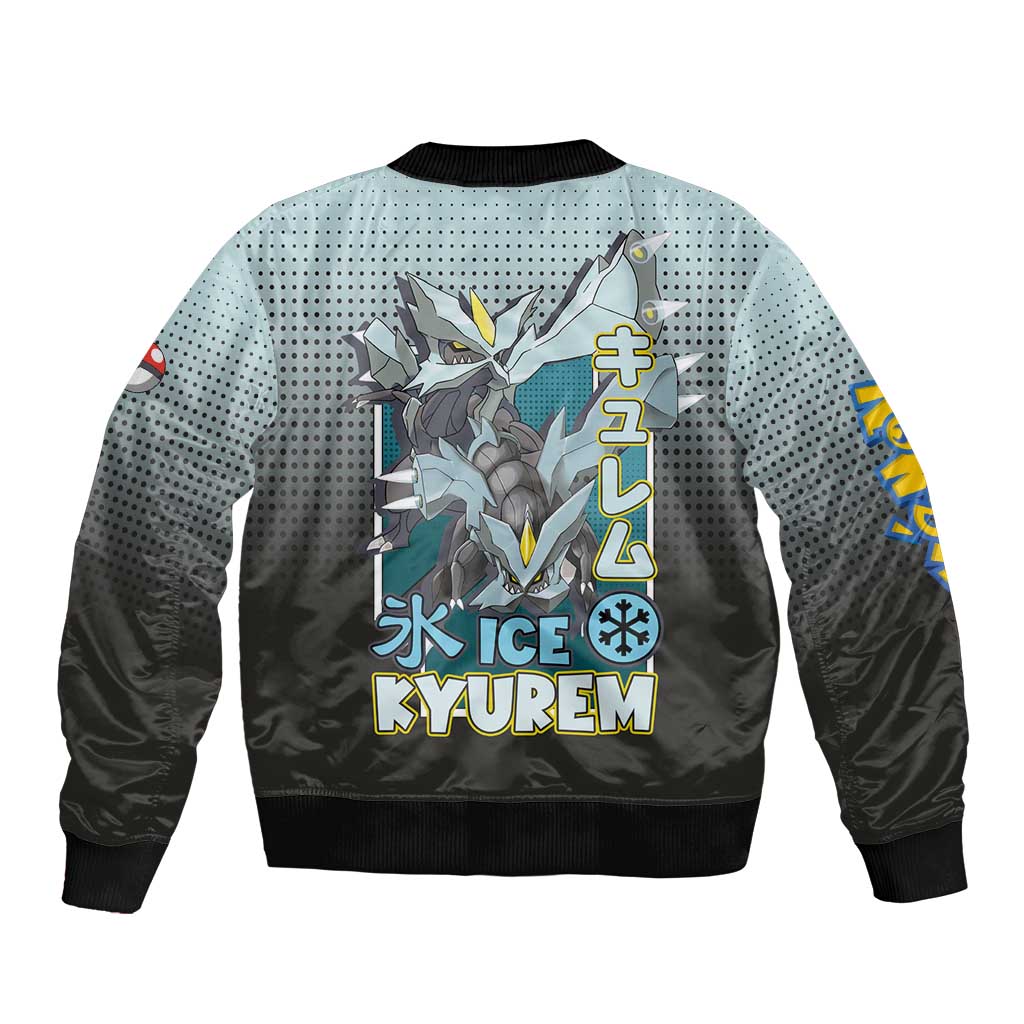 Kyurem from Poké Bomber Jacket with Ice Type Ability and Powerful Battle Pose Design - The Mazicc