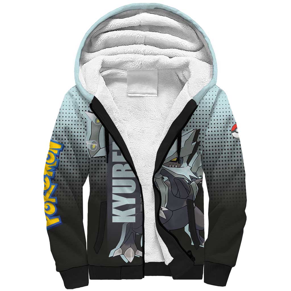 Kyurem from Poké Sherpa Hoodie with Ice Type Ability and Powerful Battle Pose Design - The Mazicc