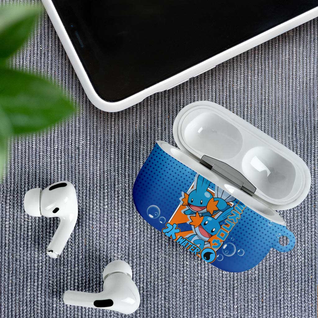 Mudkip from Poké AirPods Case with Water Type Ability and Playful Pose Design - The Mazicc