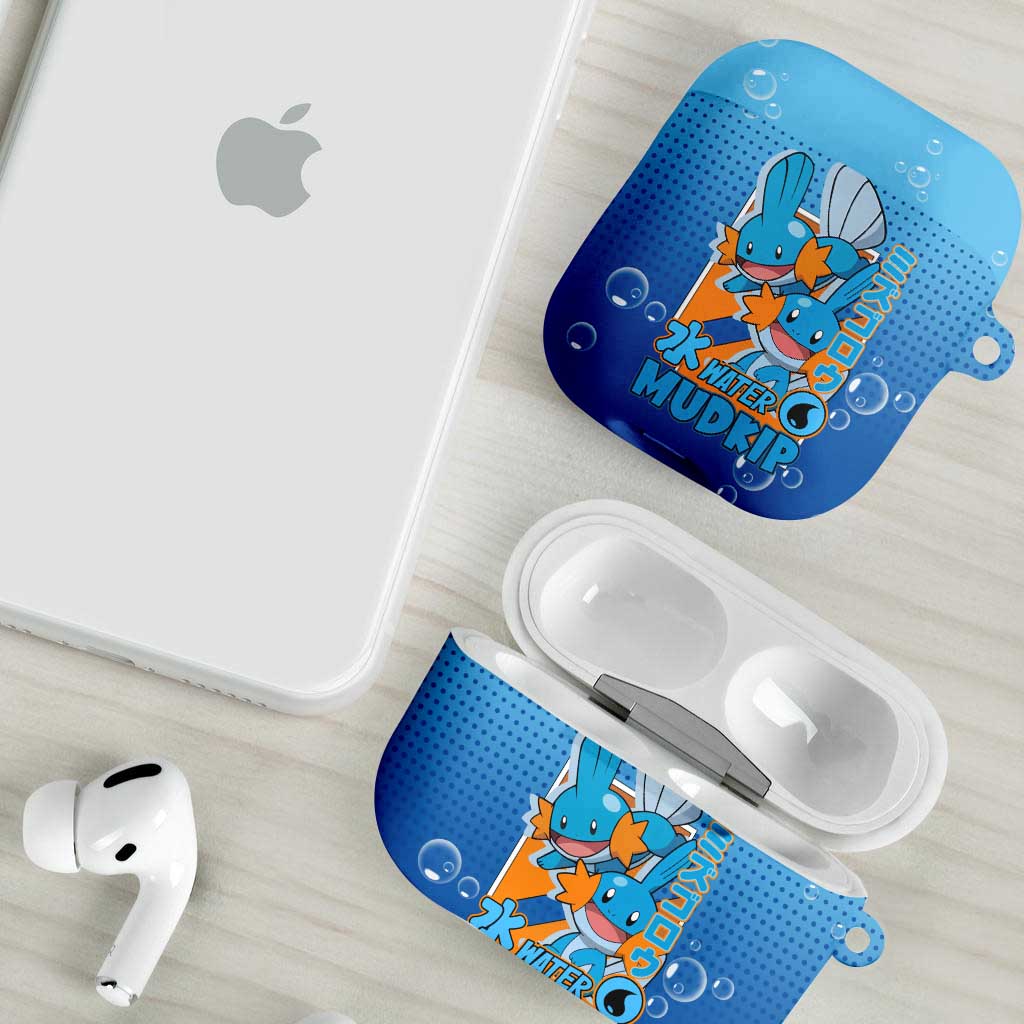 Mudkip from Poké AirPods Case with Water Type Ability and Playful Pose Design - The Mazicc