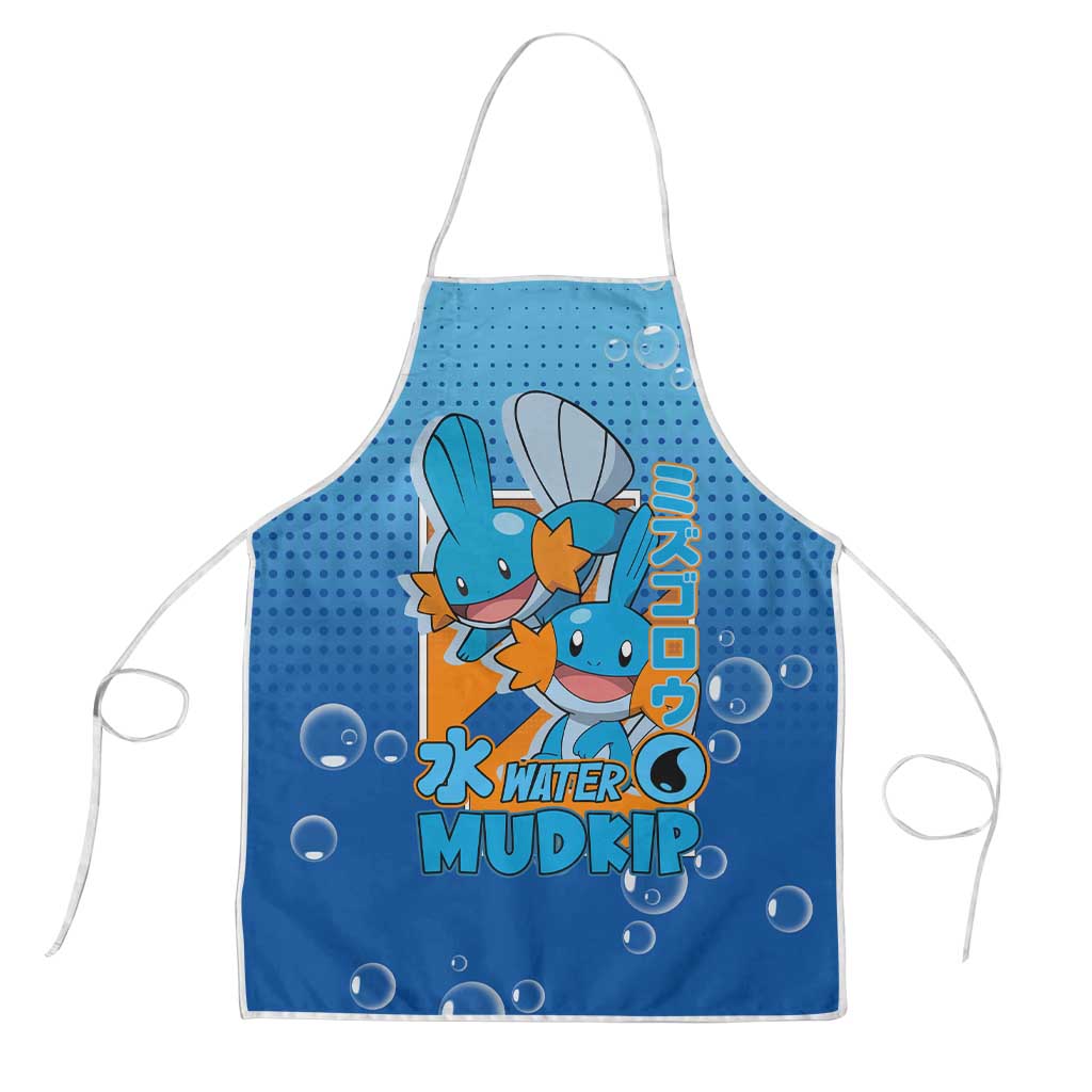 Mudkip from Poké Apron with Water Type Ability and Playful Pose Design - The Mazicc