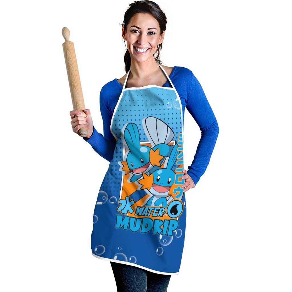 Mudkip from Poké Apron with Water Type Ability and Playful Pose Design - The Mazicc