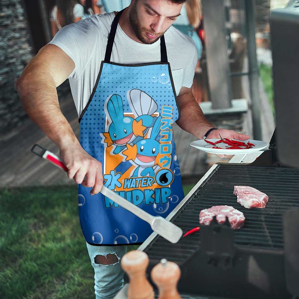 Mudkip from Poké Apron with Water Type Ability and Playful Pose Design - The Mazicc