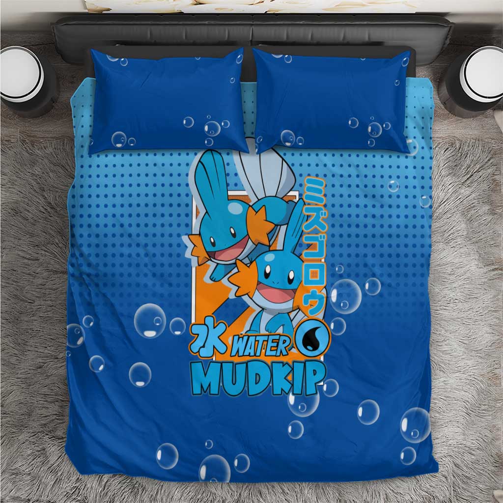 Mudkip from Poké Bedding Set with Water Type Ability and Playful Pose Design - The Mazicc