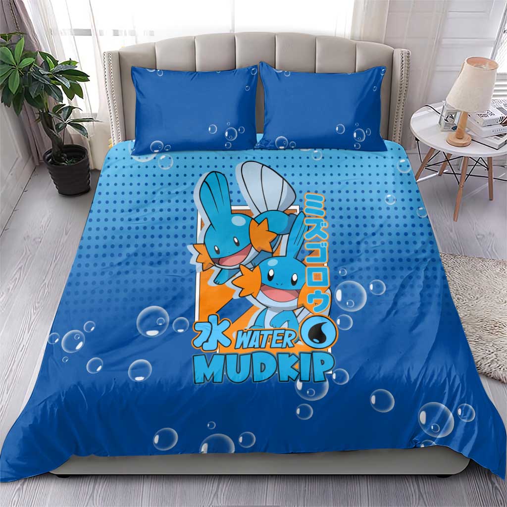 Mudkip from Poké Bedding Set with Water Type Ability and Playful Pose Design - The Mazicc