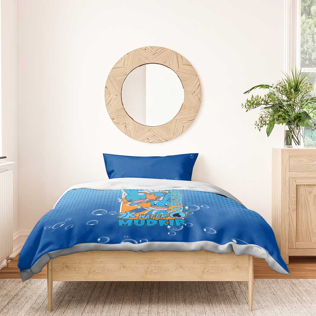 Mudkip from Poké Bedding Set with Water Type Ability and Playful Pose Design - The Mazicc