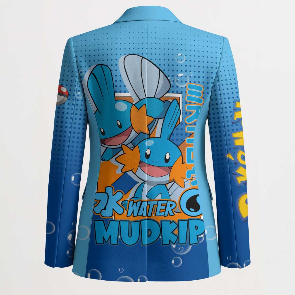 Mudkip from Poké Blazer with Water Type Ability and Playful Pose Design - The Mazicc