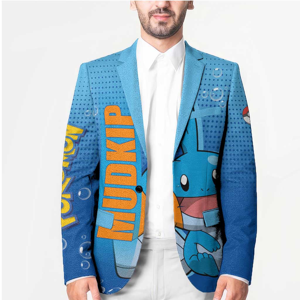 Mudkip from Poké Blazer with Water Type Ability and Playful Pose Design - The Mazicc