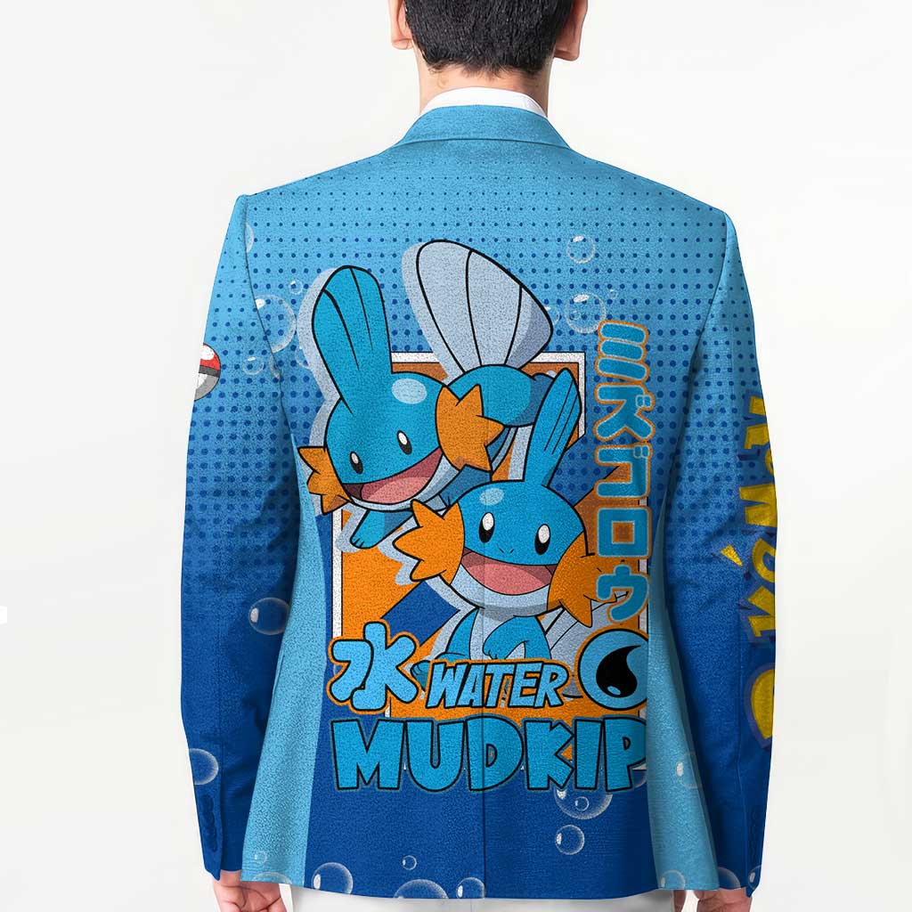 Mudkip from Poké Blazer with Water Type Ability and Playful Pose Design - The Mazicc