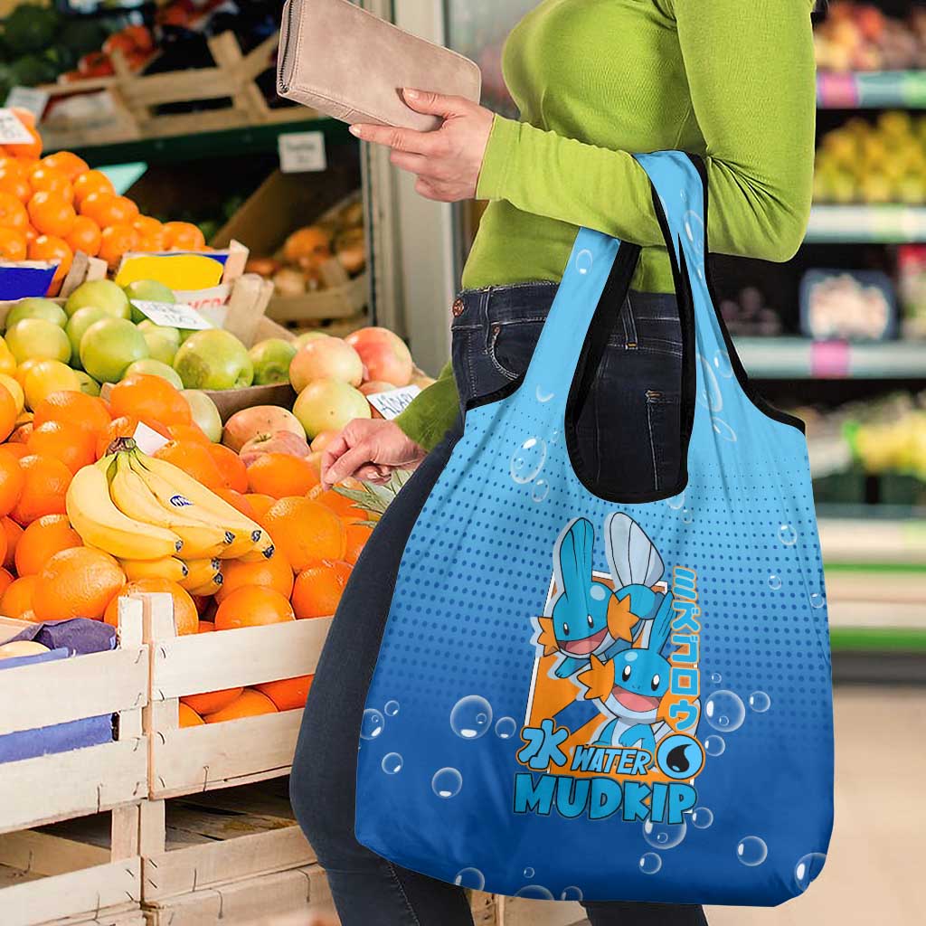 Mudkip from Poké Grocery Bag with Water Type Ability and Playful Pose Design - The Mazicc