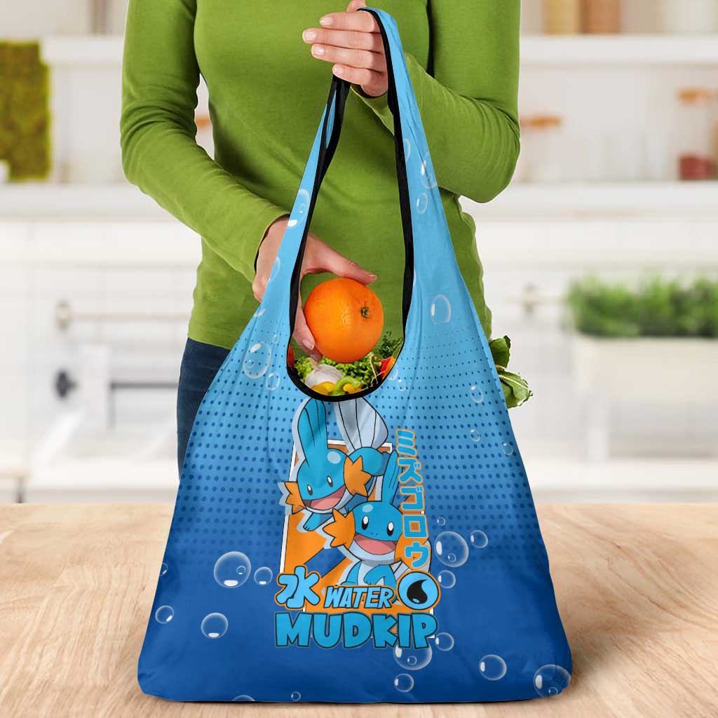 Mudkip from Poké Grocery Bag with Water Type Ability and Playful Pose Design - The Mazicc