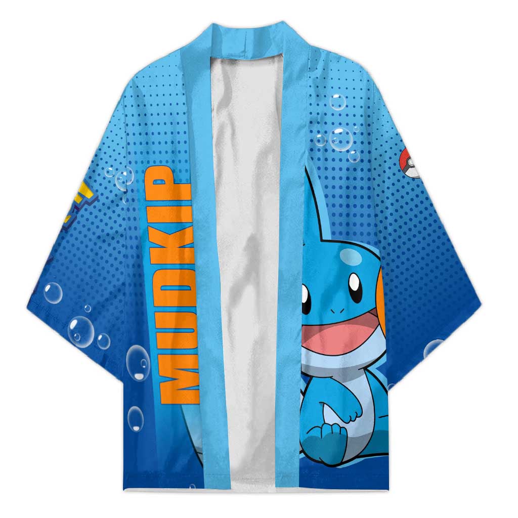 Mudkip from Poké Kimono with Water Type Ability and Playful Pose Design - The Mazicc