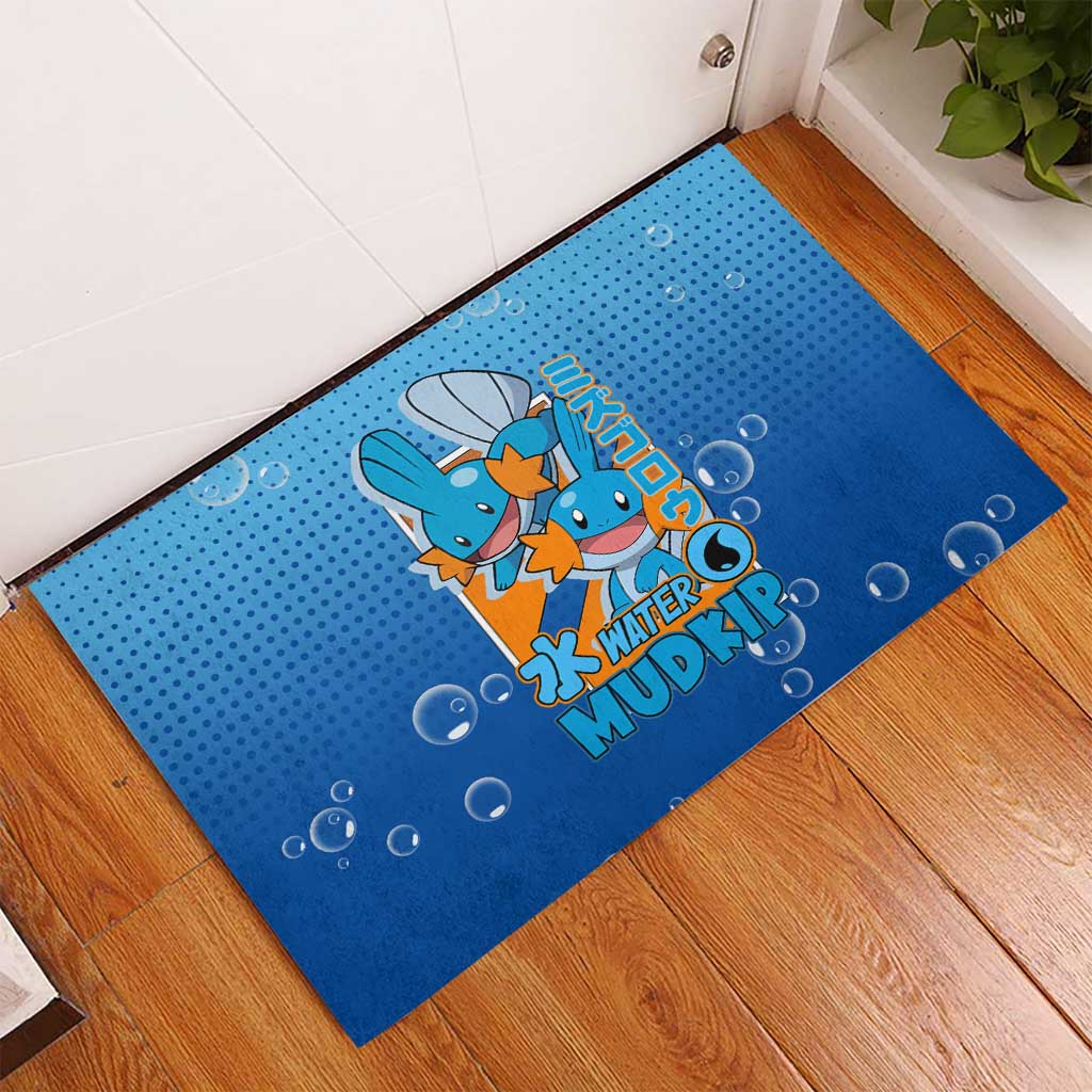 Mudkip from Poké Rubber Doormat with Water Type Ability and Playful Pose Design - The Mazicc