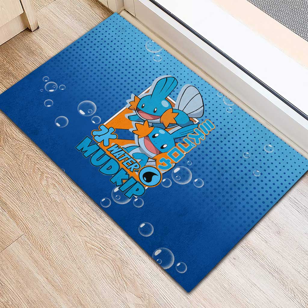 Mudkip from Poké Rubber Doormat with Water Type Ability and Playful Pose Design - The Mazicc