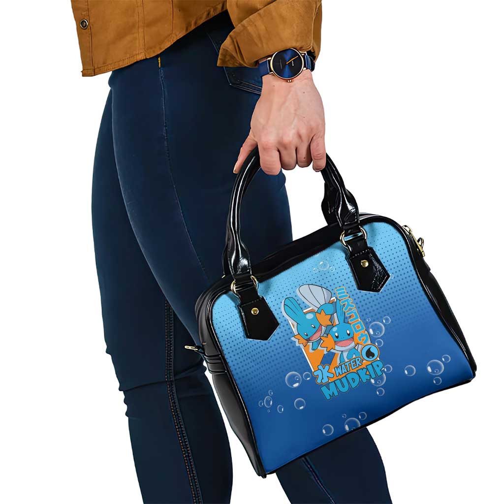 Mudkip from Poké Shoulder Handbag with Water Type Ability and Playful Pose Design - The Mazicc
