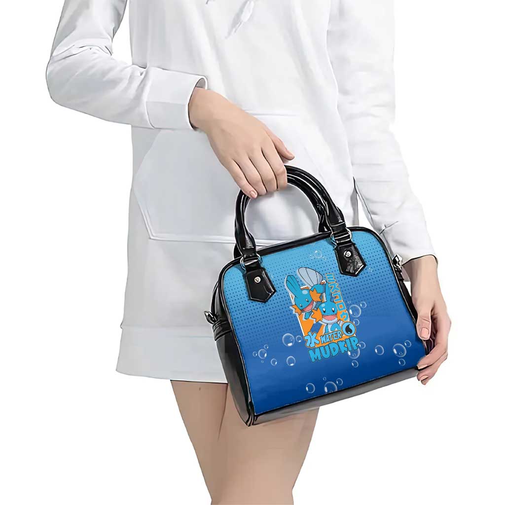 Mudkip from Poké Shoulder Handbag with Water Type Ability and Playful Pose Design - The Mazicc