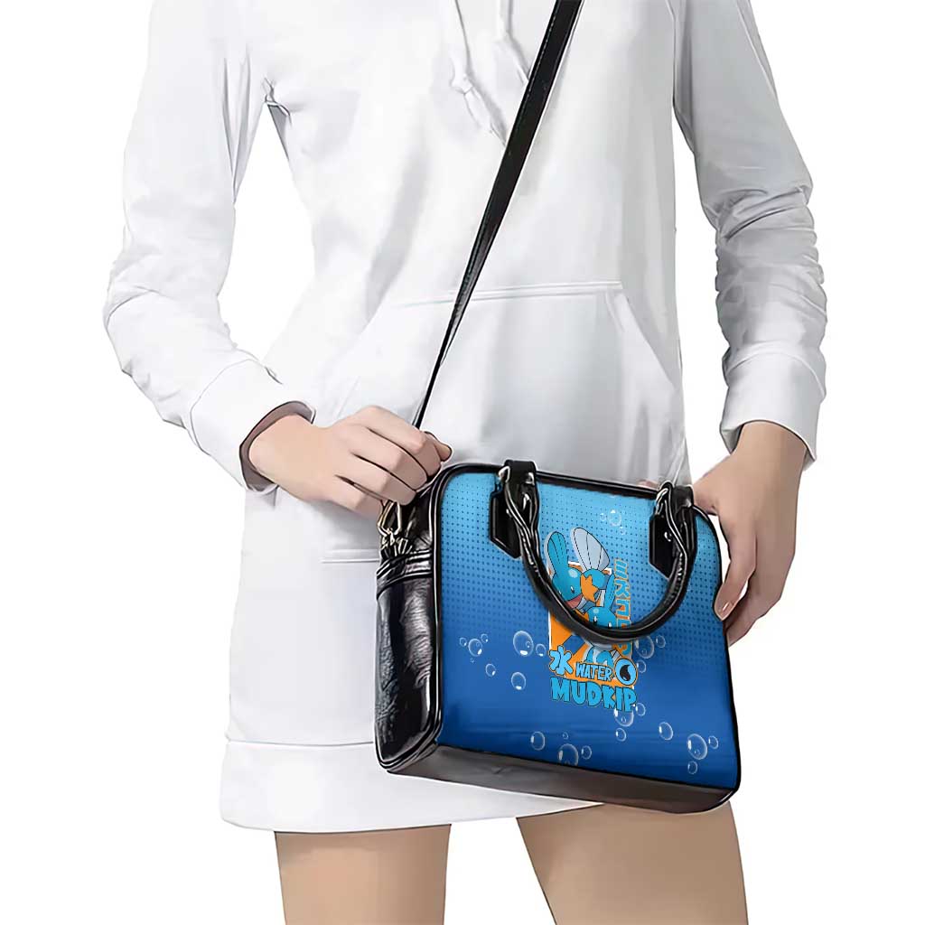 Mudkip from Poké Shoulder Handbag with Water Type Ability and Playful Pose Design - The Mazicc