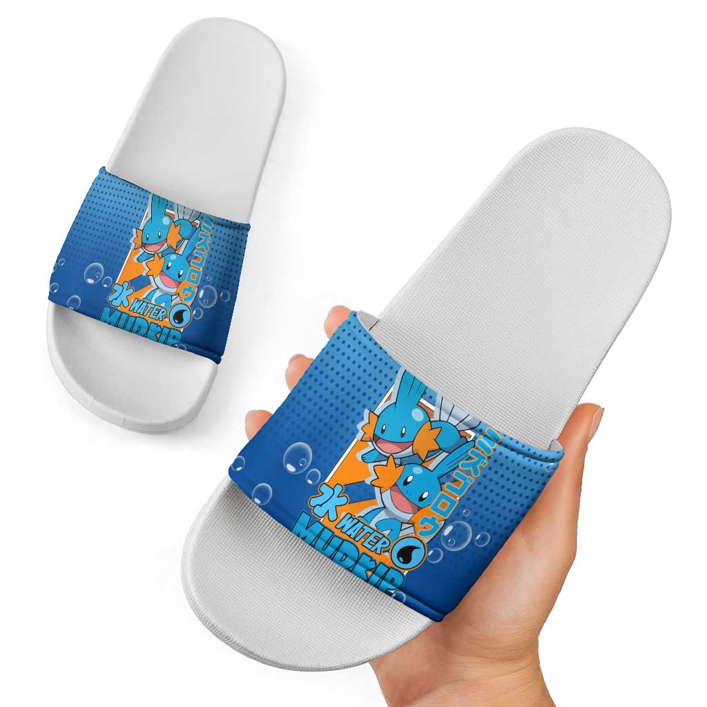 Mudkip from Poké Slide Sandals with Water Type Ability and Playful Pose Design - The Mazicc