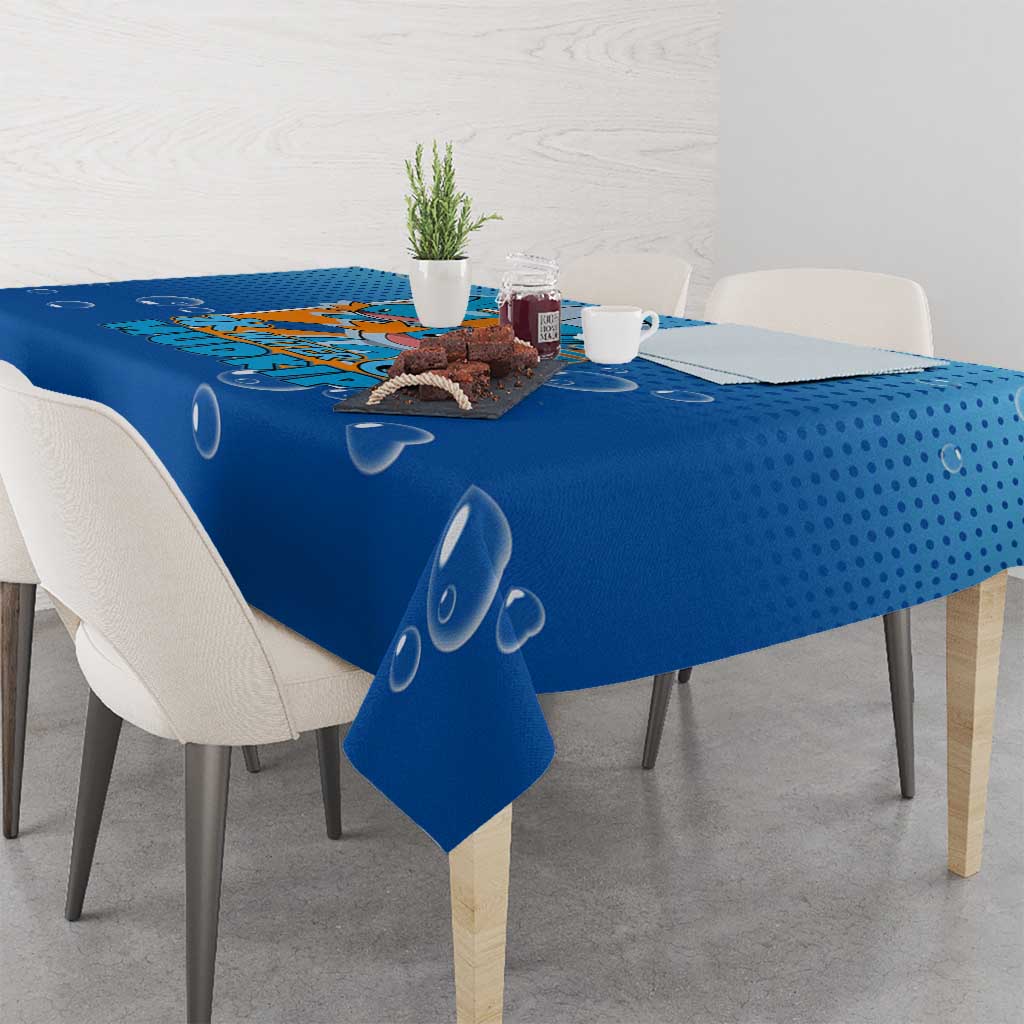 Mudkip from Poké Tablecloth with Water Type Ability and Playful Pose Design - The Mazicc