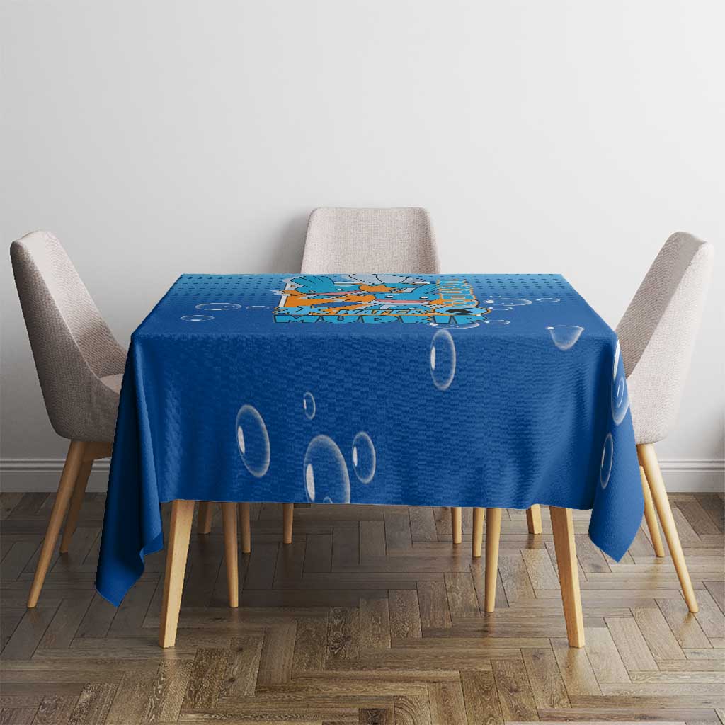 Mudkip from Poké Tablecloth with Water Type Ability and Playful Pose Design - The Mazicc