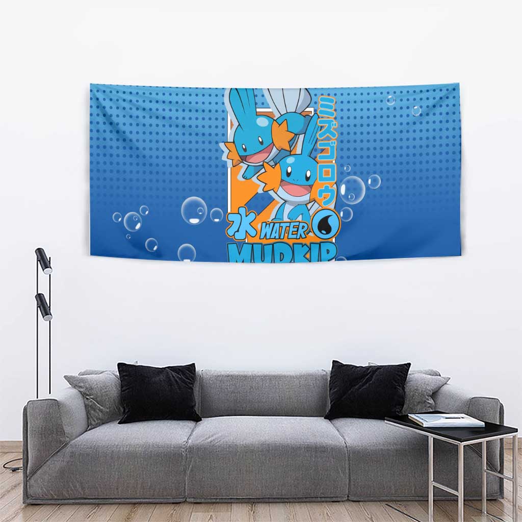 Mudkip from Poké Tapestry with Water Type Ability and Playful Pose Design - The Mazicc
