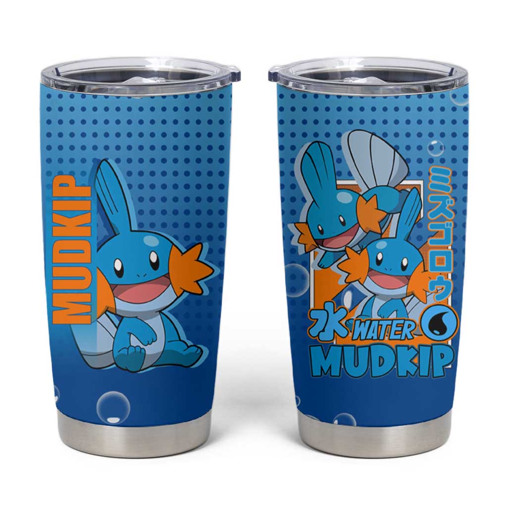 Mudkip from Poké Tumbler Cup with Water Type Ability and Playful Pose Design - The Mazicc