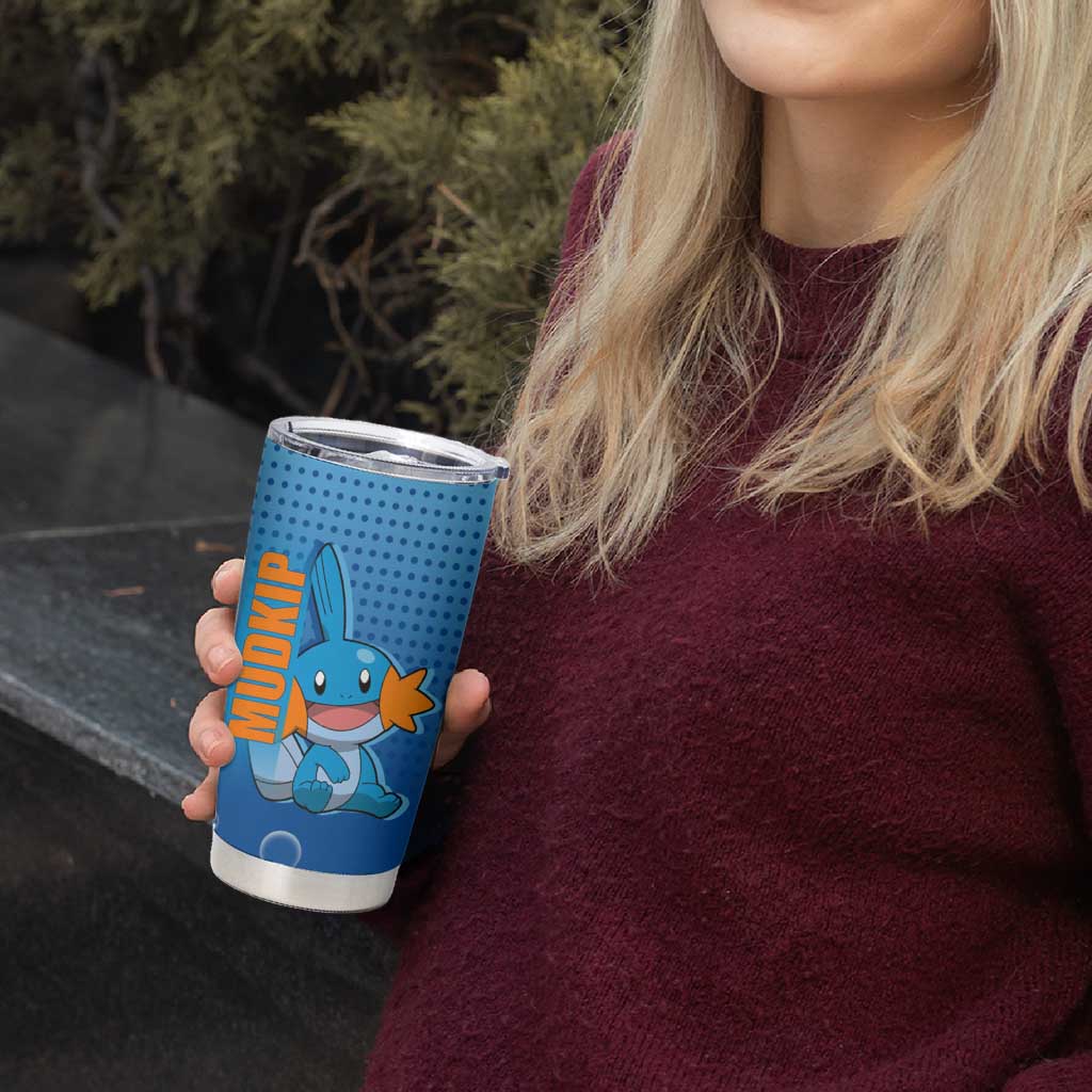 Mudkip from Poké Tumbler Cup with Water Type Ability and Playful Pose Design - The Mazicc