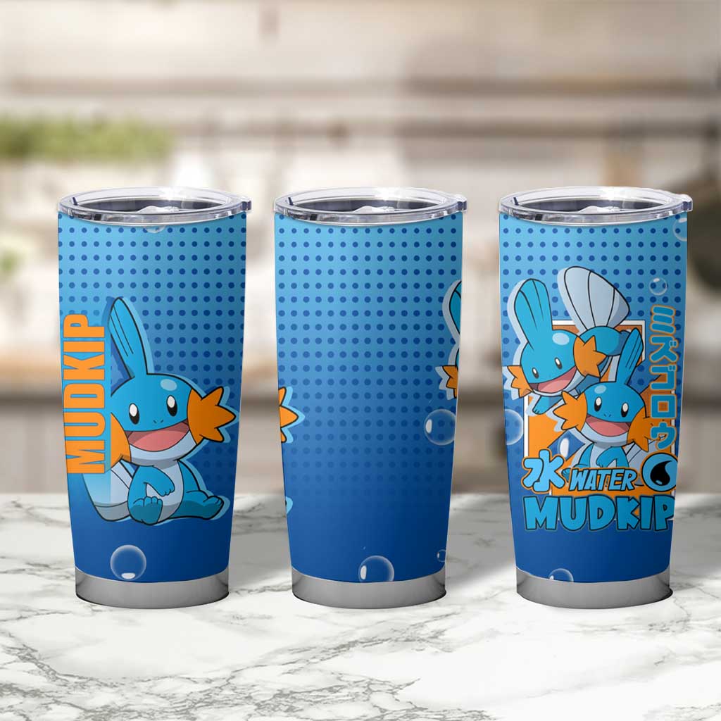 Mudkip from Poké Tumbler Cup with Water Type Ability and Playful Pose Design - The Mazicc