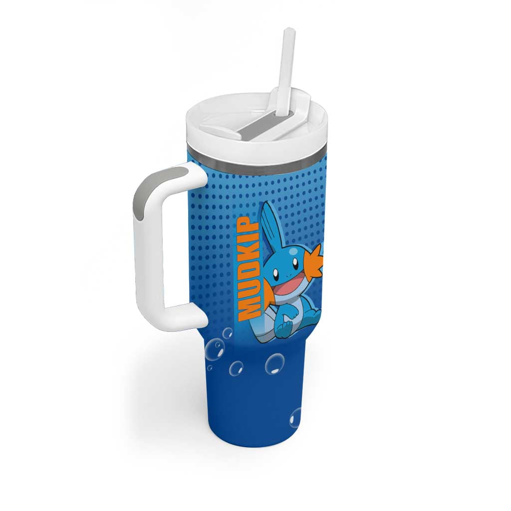 Mudkip from Poké Tumbler With Handle with Water Type Ability and Playful Pose Design - The Mazicc