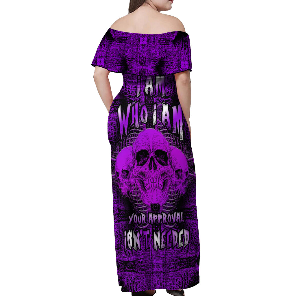 skull-pattern-off-shoulder-maxi-dress-i-am-who-i-am-your-approval-isnt-needed