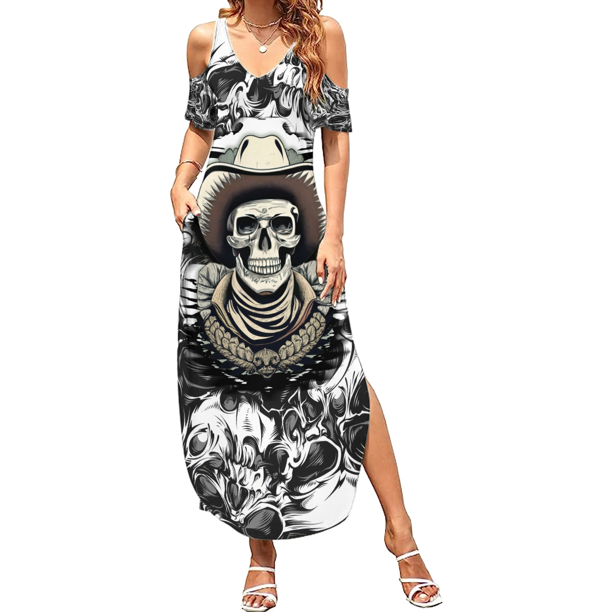 skull-cowboy-summer-maxi-dress-out-law
