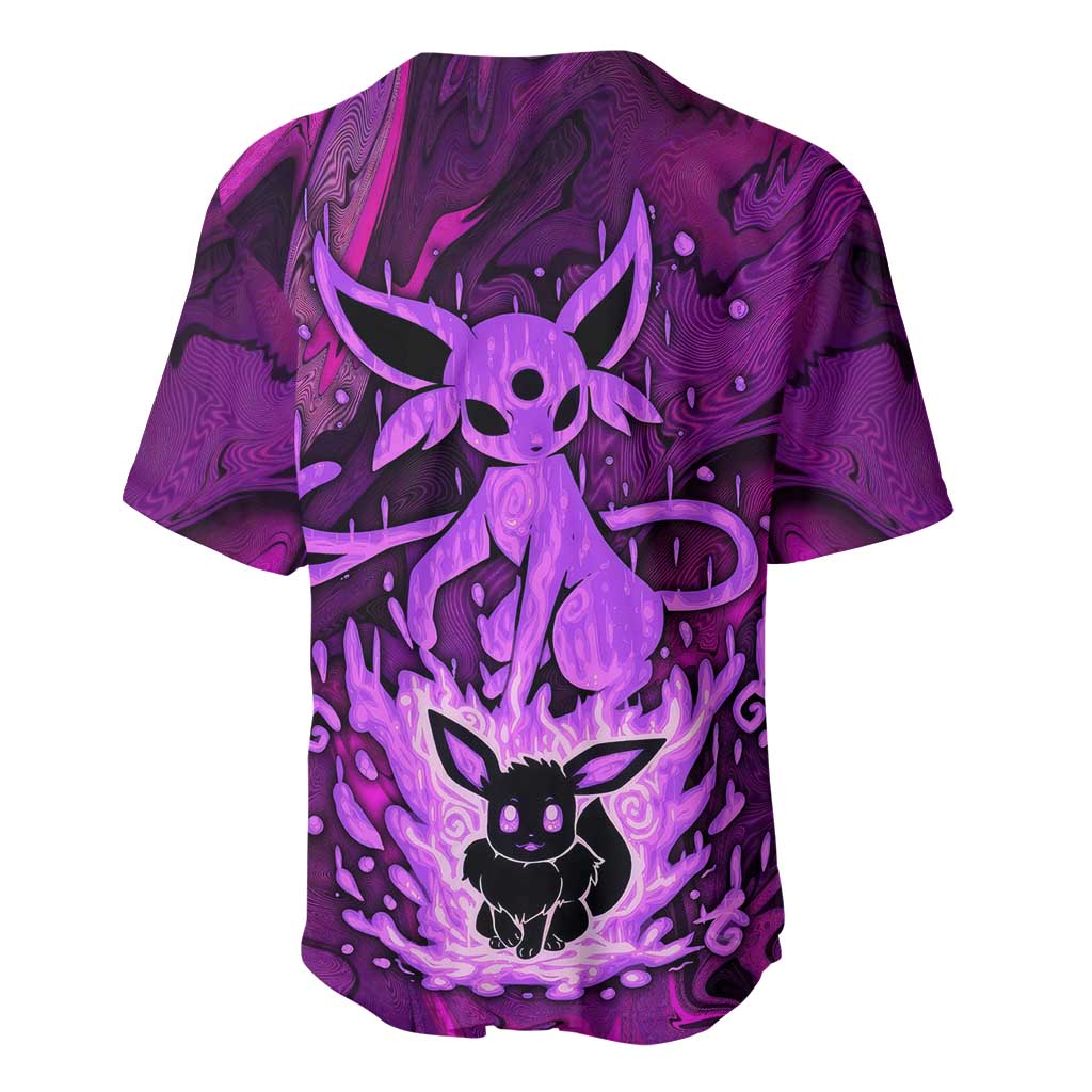 Blazing Espeon Baseball Jersey Anime Style