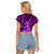 Blazing Espeon Raglan Cropped T Shirt Anime Style