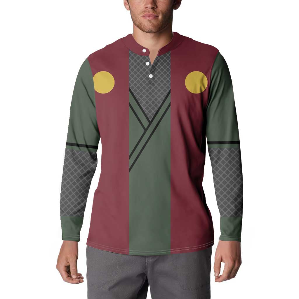 Jiraiya Uniform Naruto Button Sweatshirt Anime Style