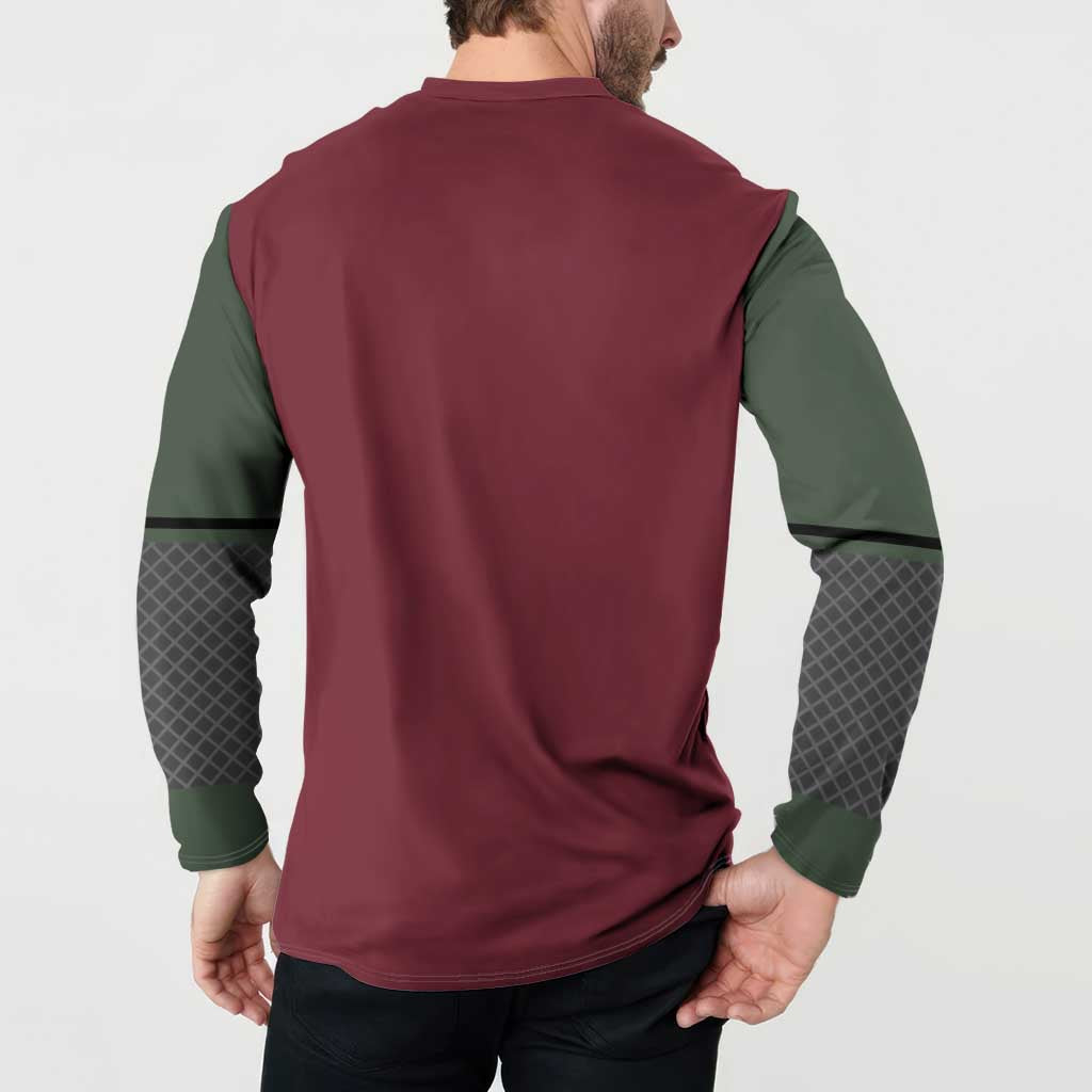 Jiraiya Uniform Naruto Button Sweatshirt Anime Style
