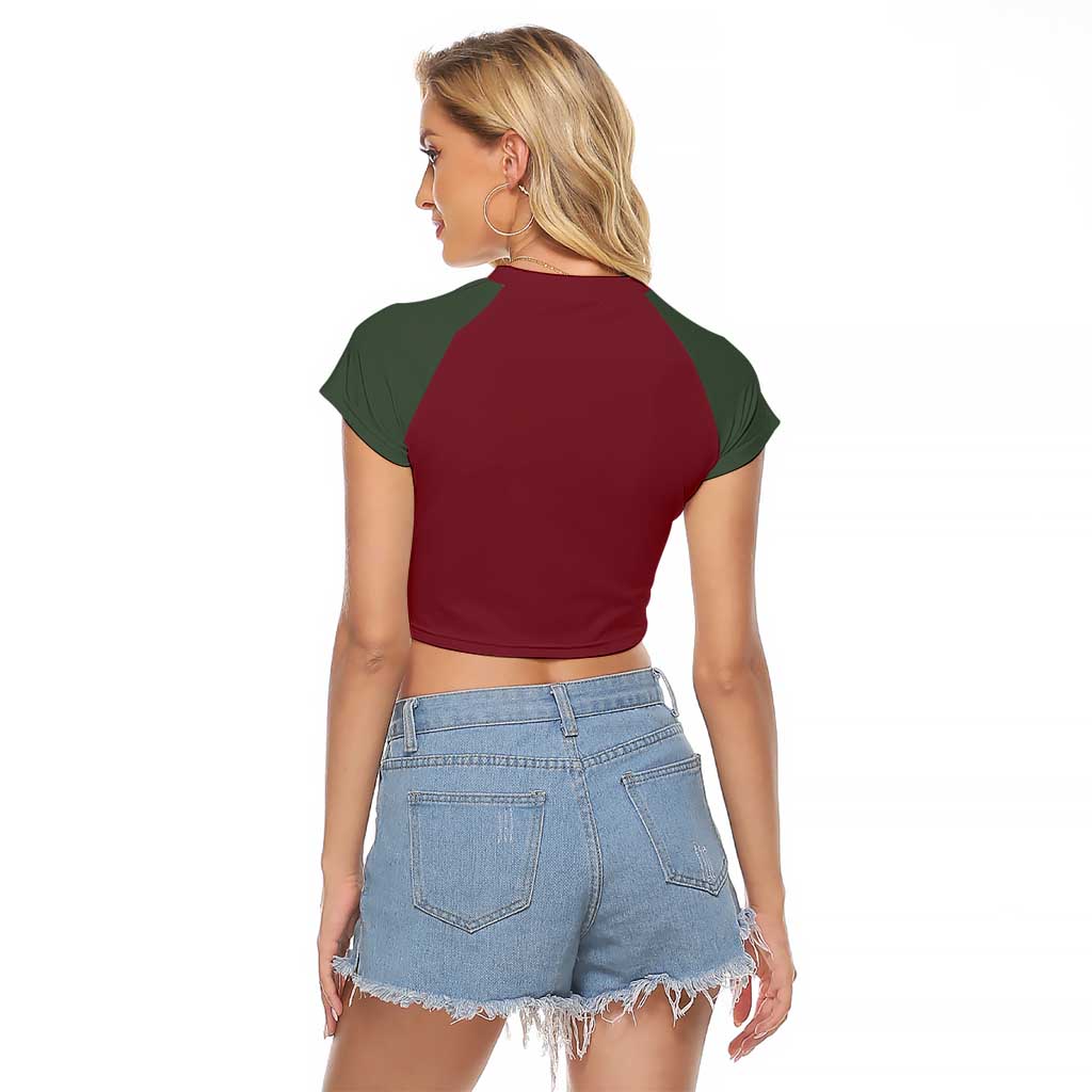 Jiraiya Uniform Naruto Raglan Cropped T Shirt Anime Style