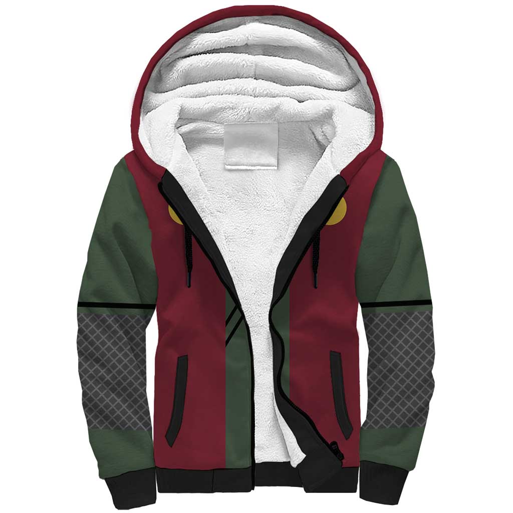 Jiraiya Uniform Naruto Sherpa Hoodie Anime Style