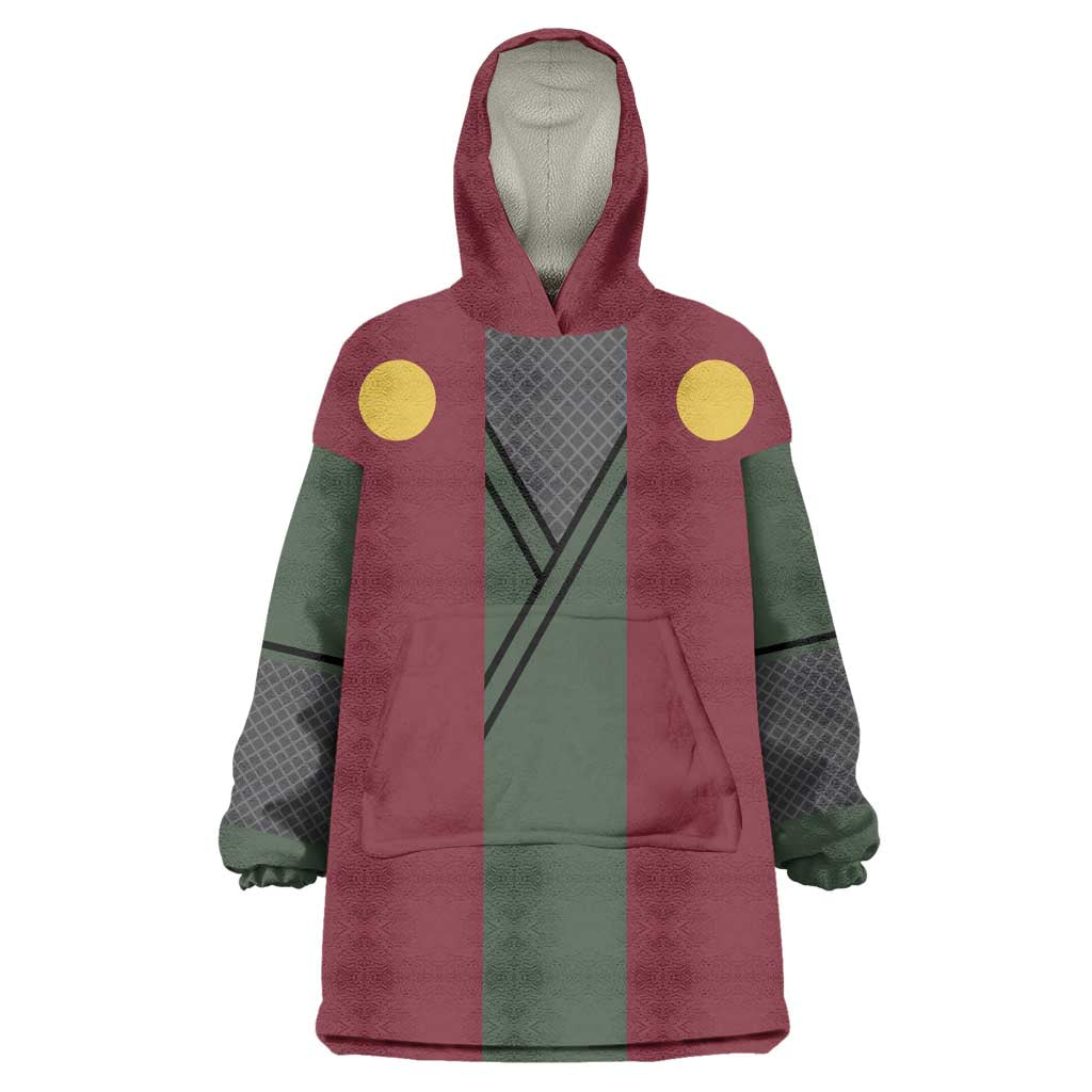 Jiraiya Uniform Naruto Wearable Blanket Hoodie Anime Style