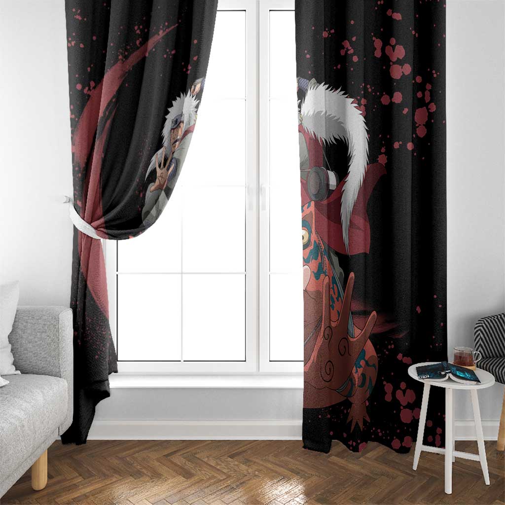 Jiraiya Uniform Naruto Window Curtain Anime Style