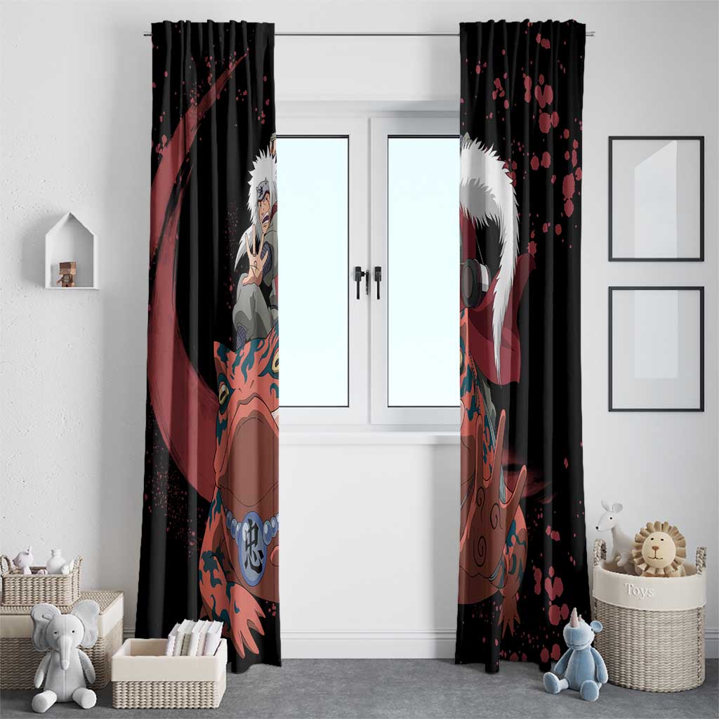 Jiraiya Uniform Naruto Window Curtain Anime Style