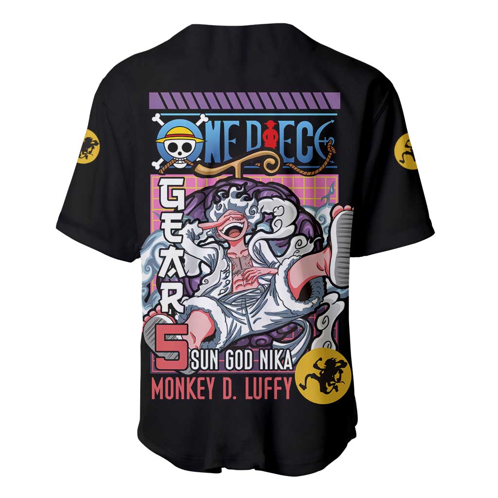 Gear 5th Luffy V3 One Piece Baseball Jersey Anime Style