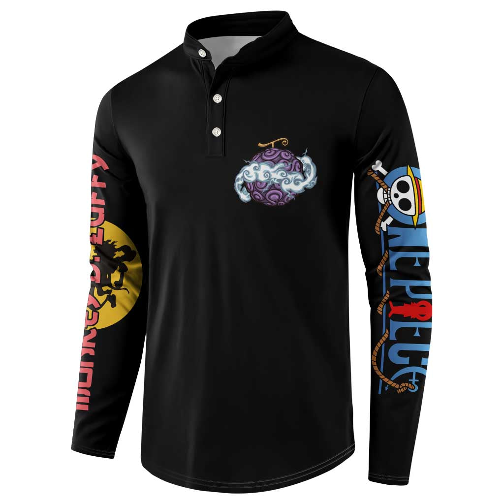 Gear 5th Luffy V3 One Piece Button Sweatshirt Anime Style