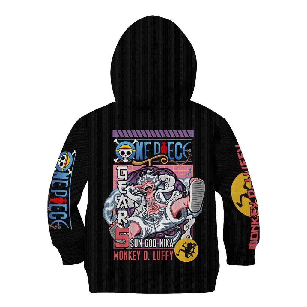 Gear 5th Luffy V3 One Piece Kid Hoodie Anime Style