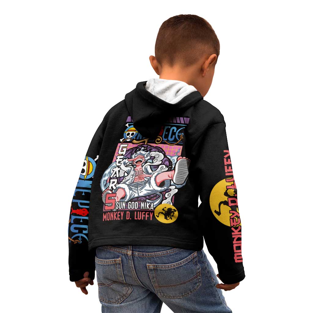 Gear 5th Luffy V3 One Piece Kid Hoodie Anime Style