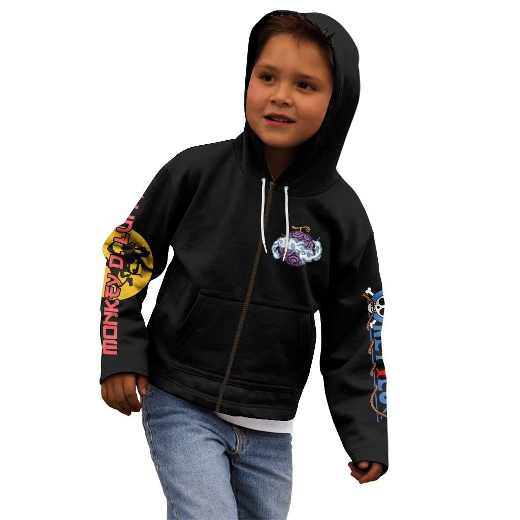 Gear 5th Luffy V3 One Piece Kid Hoodie Anime Style