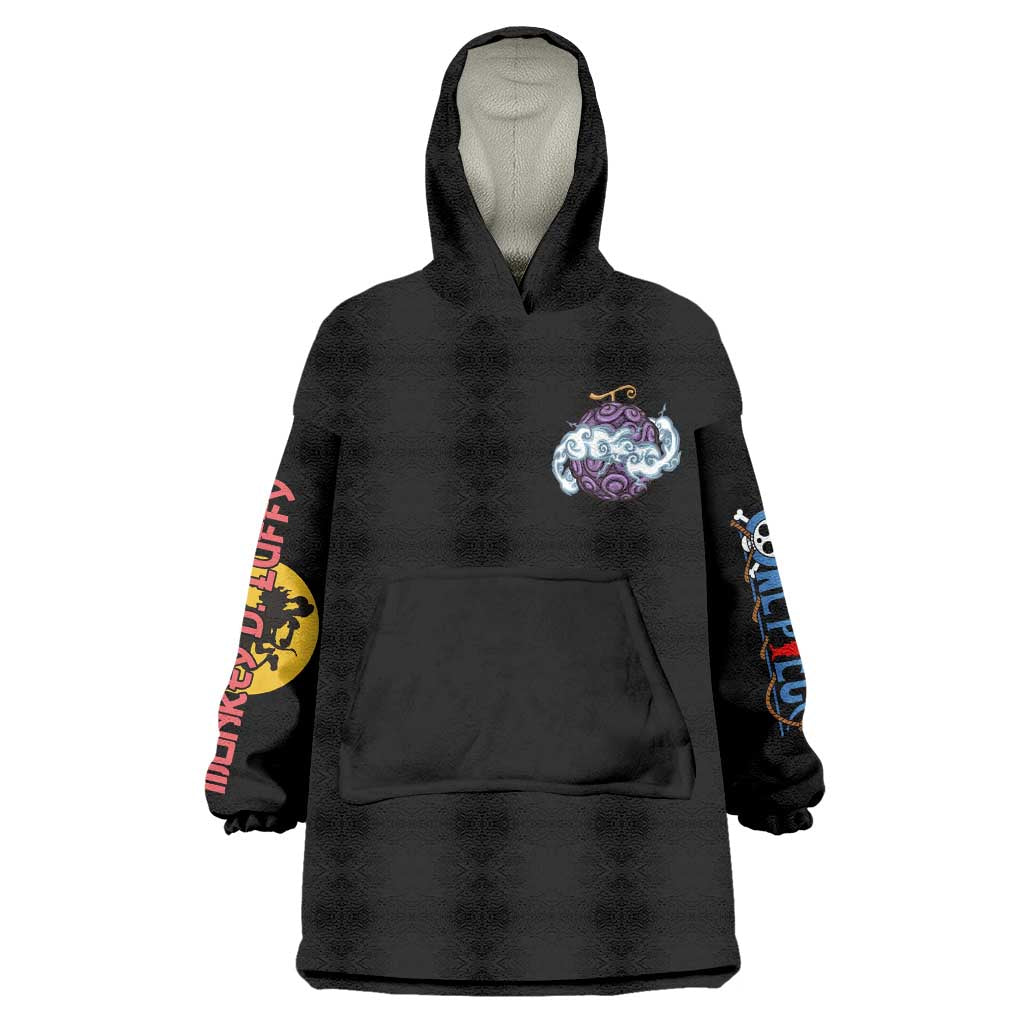 Gear 5th Luffy V3 One Piece Wearable Blanket Hoodie Anime Style