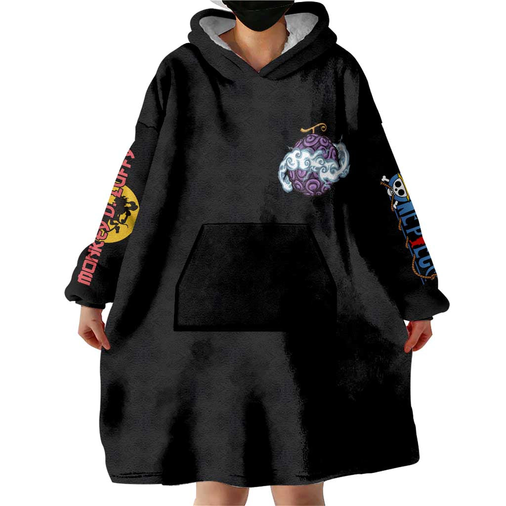 Gear 5th Luffy V3 One Piece Wearable Blanket Hoodie Anime Style